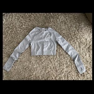 Gymshark long sleeve seamless crop top